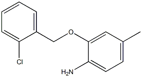 2-[(2-chlorophenyl)methoxy]-4-methylaniline Structure