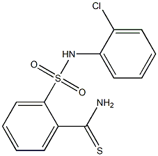 2-[(2-chlorophenyl)sulfamoyl]benzene-1-carbothioamide Structure