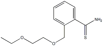 2-[(2-ethoxyethoxy)methyl]benzenecarbothioamide 구조식 이미지