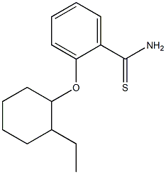 2-[(2-ethylcyclohexyl)oxy]benzene-1-carbothioamide Structure