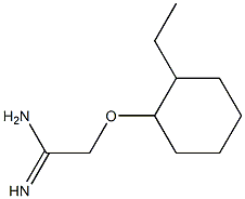 2-[(2-ethylcyclohexyl)oxy]ethanimidamide Structure