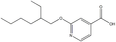 2-[(2-ethylhexyl)oxy]pyridine-4-carboxylic acid Structure