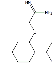 2-[(2-isopropyl-5-methylcyclohexyl)oxy]ethanimidamide Structure