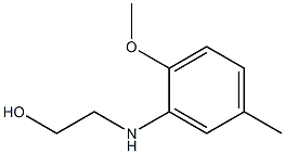 2-[(2-methoxy-5-methylphenyl)amino]ethan-1-ol 구조식 이미지