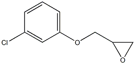 2-[(3-chlorophenoxy)methyl]oxirane Structure