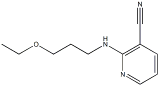 2-[(3-ethoxypropyl)amino]nicotinonitrile 구조식 이미지