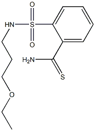 2-[(3-ethoxypropyl)sulfamoyl]benzene-1-carbothioamide Structure