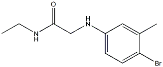 2-[(4-bromo-3-methylphenyl)amino]-N-ethylacetamide 구조식 이미지