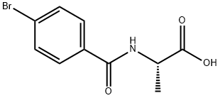 2-[(4-bromophenyl)formamido]propanoic acid 구조식 이미지