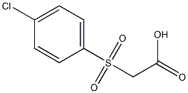 2-[(4-chlorobenzene)sulfonyl]acetic acid 구조식 이미지