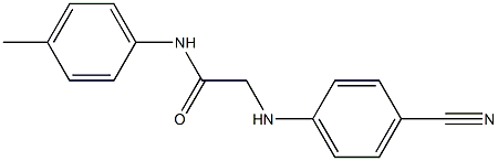 2-[(4-cyanophenyl)amino]-N-(4-methylphenyl)acetamide Structure