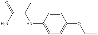 2-[(4-ethoxyphenyl)amino]propanamide 구조식 이미지