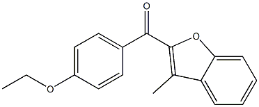 2-[(4-ethoxyphenyl)carbonyl]-3-methyl-1-benzofuran Structure