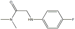 2-[(4-fluorophenyl)amino]-N,N-dimethylacetamide Structure