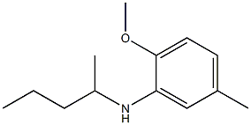 2-methoxy-5-methyl-N-(pentan-2-yl)aniline 구조식 이미지