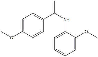 2-methoxy-N-[1-(4-methoxyphenyl)ethyl]aniline Structure