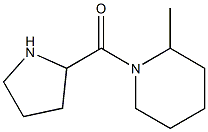 2-methyl-1-(pyrrolidin-2-ylcarbonyl)piperidine 구조식 이미지