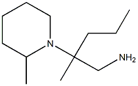 2-methyl-2-(2-methylpiperidin-1-yl)pentan-1-amine Structure