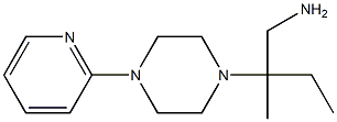 2-methyl-2-(4-pyridin-2-ylpiperazin-1-yl)butan-1-amine 구조식 이미지