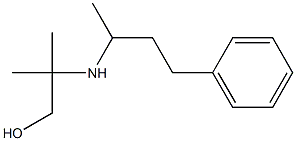 2-methyl-2-[(4-phenylbutan-2-yl)amino]propan-1-ol 구조식 이미지