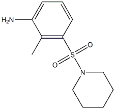 2-methyl-3-(piperidine-1-sulfonyl)aniline Structure