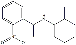 2-methyl-N-[1-(2-nitrophenyl)ethyl]cyclohexan-1-amine 구조식 이미지