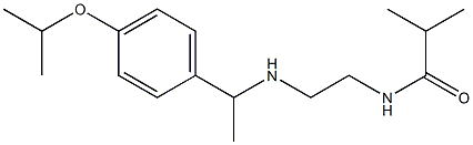 2-methyl-N-[2-({1-[4-(propan-2-yloxy)phenyl]ethyl}amino)ethyl]propanamide 구조식 이미지