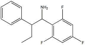 2-phenyl-1-(2,4,6-trifluorophenyl)butan-1-amine Structure