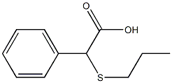 2-phenyl-2-(propylsulfanyl)acetic acid 구조식 이미지
