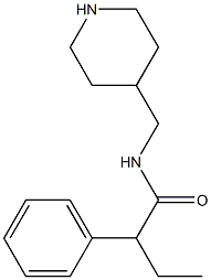 2-phenyl-N-(piperidin-4-ylmethyl)butanamide 구조식 이미지