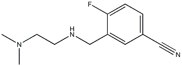 3-({[2-(dimethylamino)ethyl]amino}methyl)-4-fluorobenzonitrile 구조식 이미지