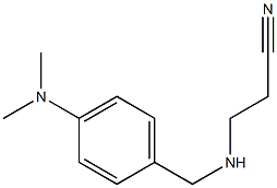 3-({[4-(dimethylamino)phenyl]methyl}amino)propanenitrile 구조식 이미지