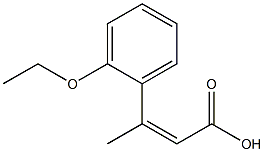 3-(2-ethoxyphenyl)but-2-enoic acid 구조식 이미지