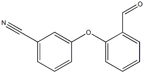 3-(2-formylphenoxy)benzonitrile Structure