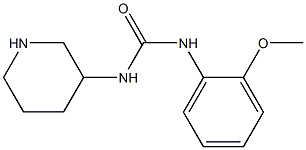 3-(2-methoxyphenyl)-1-piperidin-3-ylurea Structure