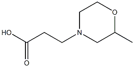 3-(2-methylmorpholin-4-yl)propanoic acid Structure