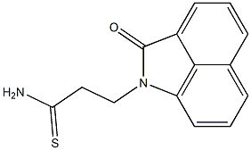 3-(2-oxobenzo[cd]indol-1(2H)-yl)propanethioamide Structure
