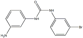 3-(3-aminophenyl)-1-(3-bromophenyl)urea 구조식 이미지