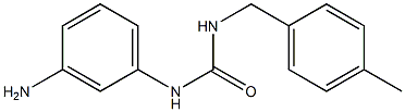 3-(3-aminophenyl)-1-[(4-methylphenyl)methyl]urea 구조식 이미지