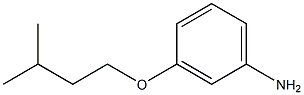 3-(3-methylbutoxy)aniline Structure