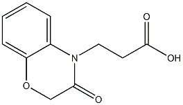 3-(3-oxo-3,4-dihydro-2H-1,4-benzoxazin-4-yl)propanoic acid Structure