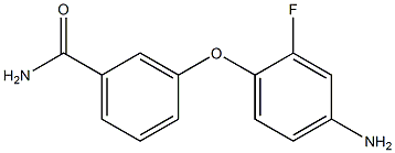 3-(4-amino-2-fluorophenoxy)benzamide Structure