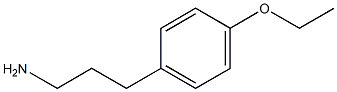 3-(4-ethoxyphenyl)propan-1-amine 구조식 이미지