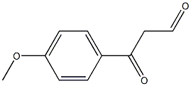 3-(4-methoxyphenyl)-3-oxopropanal 구조식 이미지