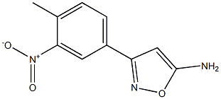 3-(4-methyl-3-nitrophenyl)-1,2-oxazol-5-amine Structure