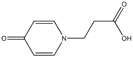 3-(4-oxo-1,4-dihydropyridin-1-yl)propanoic acid Structure