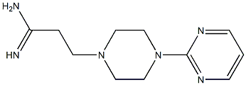 3-(4-pyrimidin-2-ylpiperazin-1-yl)propanimidamide 구조식 이미지