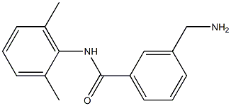 3-(aminomethyl)-N-(2,6-dimethylphenyl)benzamide 구조식 이미지