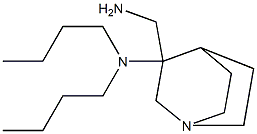 3-(aminomethyl)-N,N-dibutyl-1-azabicyclo[2.2.2]octan-3-amine 구조식 이미지