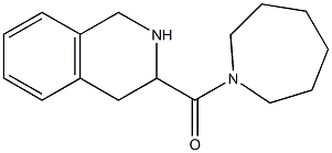 3-(azepan-1-ylcarbonyl)-1,2,3,4-tetrahydroisoquinoline 구조식 이미지